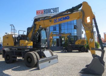 Нови колесни багери XCMG от серия Е работят в България
