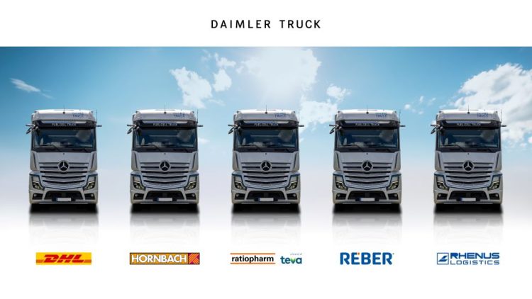 Daimler Truck започва втората тестова фаза на Mercedes-Benz GenH2 Truck с 5 нови партньора