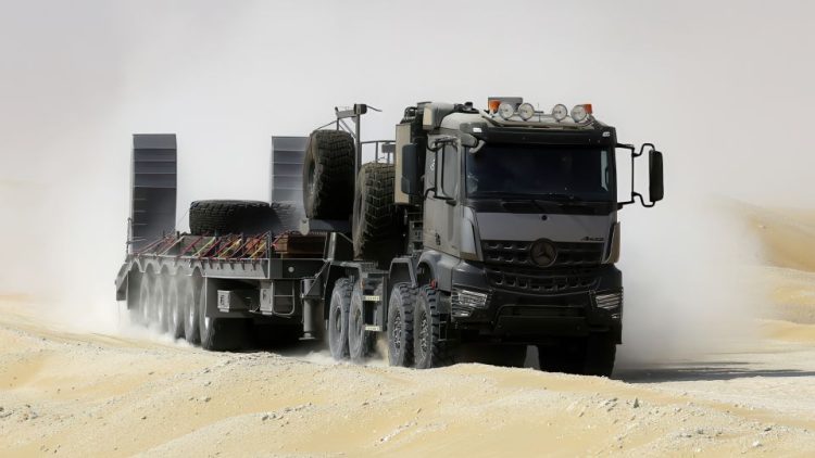 Daimler Truck представя Mercedes-Benz Arocs и Zetros на Световното изложение за отбрана