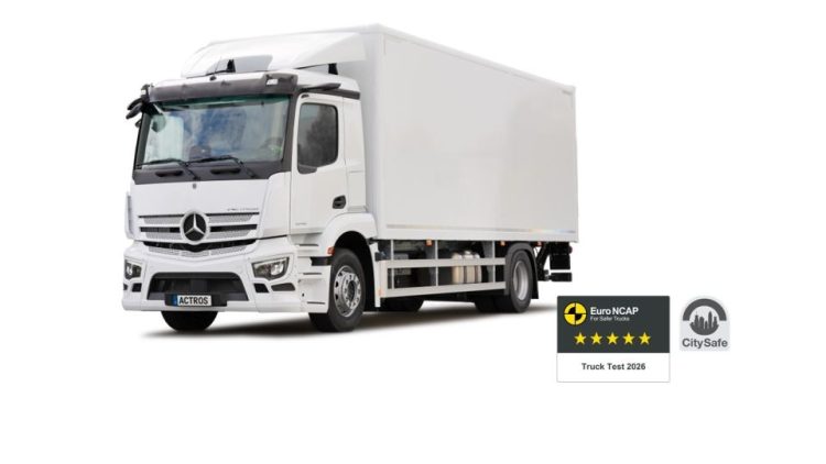 Euro NCAP оцени актуалните камиони на Mercedes-Benz Trucks с 5 звезди