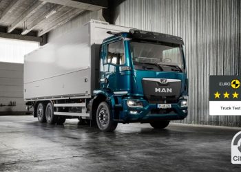 5 звезди от Euro NCAP и за MAN TGM