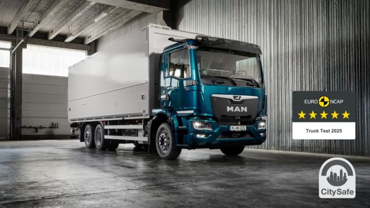 5 звезди от Euro NCAP и за MAN TGM