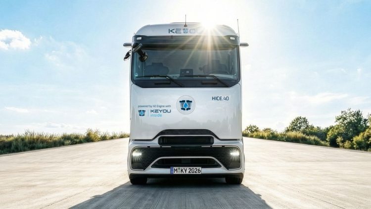 Daimler Truck и KEYOU развиват технология за водородни двигатели с вътрешно горене