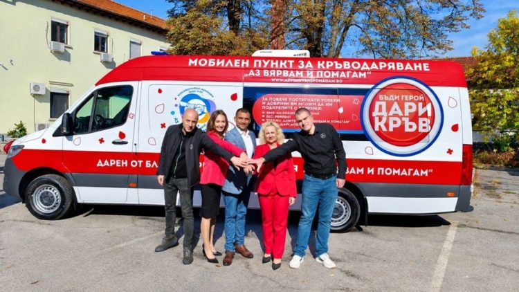 София и Плевен се сдобиха с мобилни пунктове за кръводаряване, базирани на Mercedes-Benz Sprinter